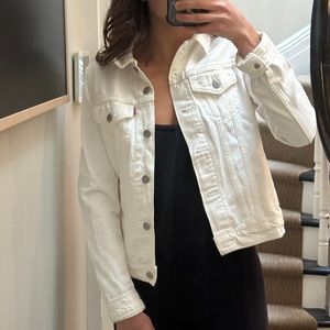 Levi’s White Denim Jacket